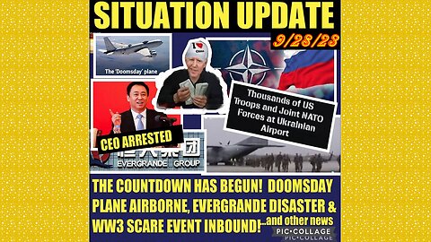 SITUATION UPDATE 9/28/23 - Biden Crime Coverup By Doj, Doomsday Plane In Air, Fema Ebs Warning