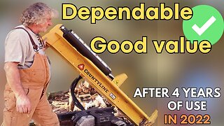 25 TON #COUNTYLINE #LOG SPLITTER #REVIEW & DEMO AFTER 4 YEARS OF USE FOR 2022- IS IT RIGHT FOR YOU