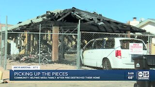 Mesa family in need after losing everything in New Year's Eve fire