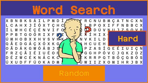 Word Search - Challenge 09/16/2022 - Hard - Random