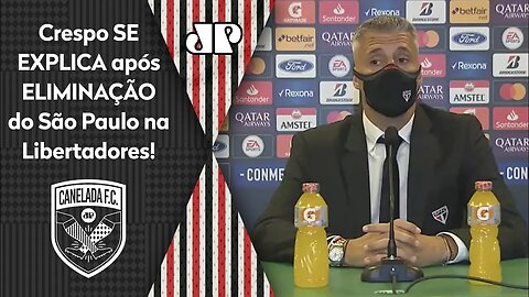 "O Palmeiras hoje..." VEJA o que Crespo FALOU após o São Paulo ser ELIMINADO da Libertadores!