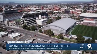 UArizona to resume bringing back student-athletes