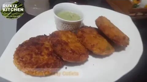 Chicken Cheesy Cutlets Recipe