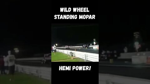 Hemi Power! Wild Wheelstanding Mopar! #shorts