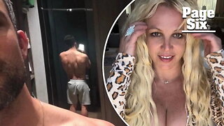 Britney Spears posts cryptic photo of shirtless man's muscled back, claims he's her uncle