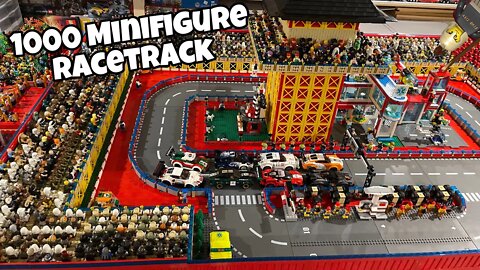 LEGO Racetrack Stadium With Over 1000 Minifigures