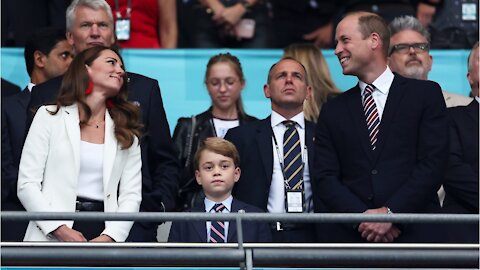 Prince George in suit and tie