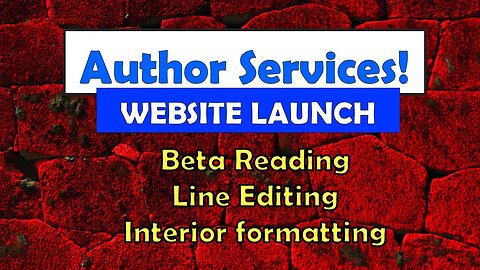 Author Services / Website Launch for SABLE BOOKNIGHT