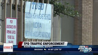 Back to School traffic enforcement at Tucson High
