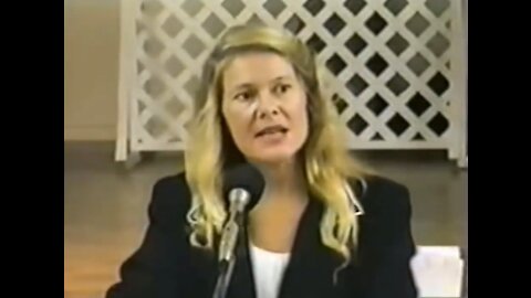 MK Ultra Survivor Cathy O'Brien Telling Her Story in 1996