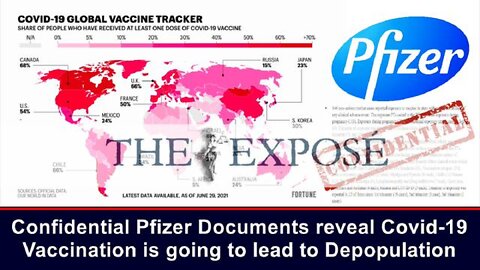 ~CONFIDENTIAL PFIZER DOCUMENTS REVEAL COVID-19 VACCINATION IS GOING TO LEAD TO DEPOPULATION~