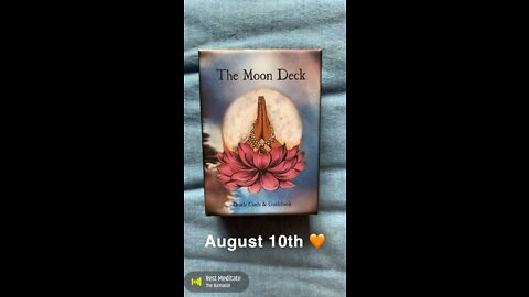 August 10th oracle card: meditate