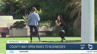 County may open parks to businesses