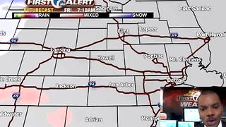 Tracking light rain & snow