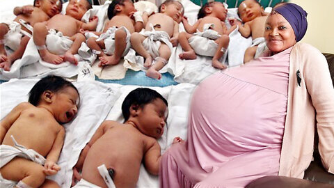 A Woman Gives Birth to 11 Kids 1 Boy and 10 Girls