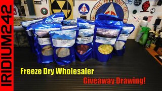 Freeze Dry Wholesaler Giveaway Drawing!