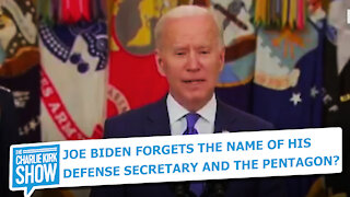 JOE BIDEN FORGETS THE NAME OF HIS DEFENSE SECRETARY AND THE PENTAGON?