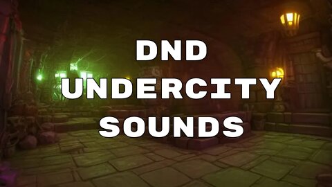DnD ambient dungeon sounds | 5 hours 🏰 🐉