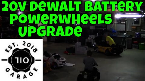 Power Wheels Battery Upgrade Dewalt