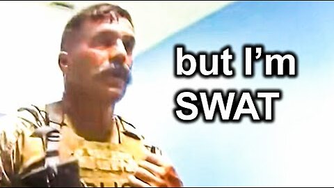 When A SWAT Officer Realizes He’s Been Arrested