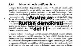 Analys av Rutten demokrati del 11