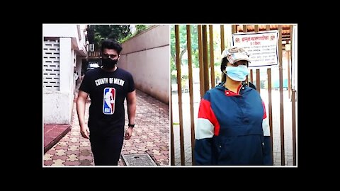 Arjun Kapoor Snapped Visiting A Clinic and Ekta Kapoor at Juhu Garden | SpotboyE