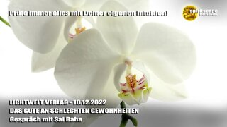 DAS GUTE AN SCHLECHTEN GEWOHNHEITEN - Gespräch mit Sai Baba ~ LWV