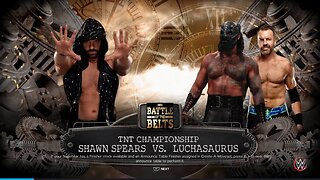 AEW Battle of the Belts VII Luchasaurus w/ Christian Cage vs Shawn Spears for the AEW TNT Title