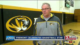 Fremont celebrates basketball star