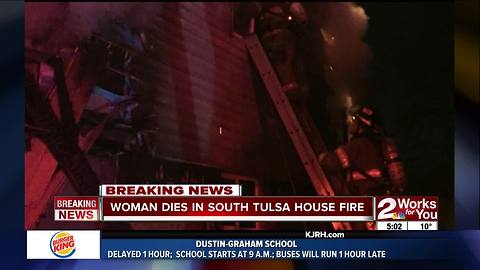 Woman killed in South Tulsa house fire