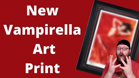 Limited edition Mike Mayhew Vampirella unboxing from Sideshow Collectibles #sideshowprints