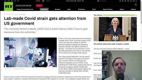 Boston University did not have government permission to engineer new Covid strain
