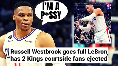 Russell Westbrook Goes FULL BETA, Gets Fans Ejected For MOCKING Him | LeBron James RUINED The NBA