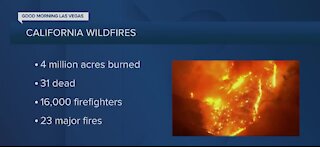 California wildfire numbers update