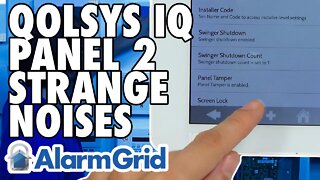 Cover Tamper Causes the Qolsys IQ Panel 2 to Make Strange Noises