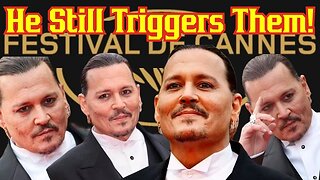 Johnny Depp Causes DRAMA At Cannes Film Festival! Director Responds! Brie Larson Weighs In TOO!