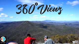 Table Rock Mountain North Carolina Summit Peak Lookout 360 views