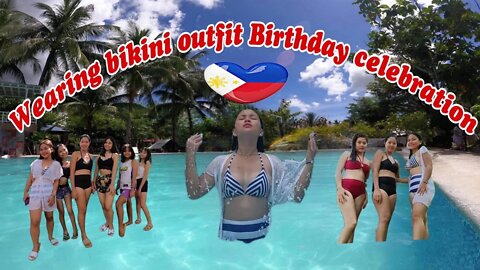 Wearing Bikini Outfit Birthday Celebration Hi - way - 411 Resort Philippines 2 of 2