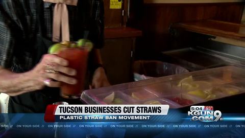 Tucson businesses among companies banning straws