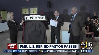 Former Arizona Congressman Ed Pastor passes away
