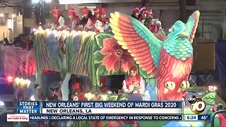 New Orleans' first big weekend on Mardi Gras