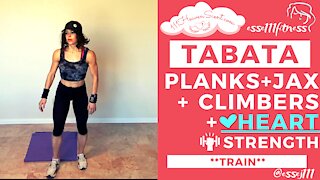 Build Strength + Endurance in 4 Minutes: Plank Jacks + Mtn Climbers