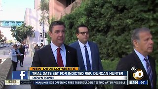Trial date set for Rep. Hunter, wife
