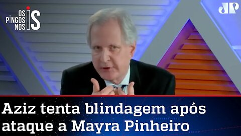 Augusto Nunes: Aziz foi covarde ao evocar imunidade parlamentar