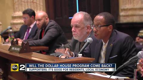 Residents on board with bringing back Dollar House Program