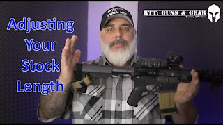 AR-15 Stock Length Adjustment