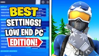 Best Settings For Low-End PC’s | 200+ FPS Boost in Fortnite Chapter 4!