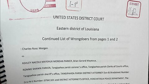 @Chazmorgan7 @ post office proof of lawful service. ~13-~January-~2023. Served 21jdc, Huszar, Parker