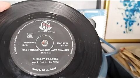 The Things We Did Last Summer ~ Shelley Fabares ~ 1962 PYE 45rpm Vinyl Single ~ 1963 Bush SRP31D