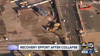 Recovery effort underway after drilling rig topples near Sky Harbor